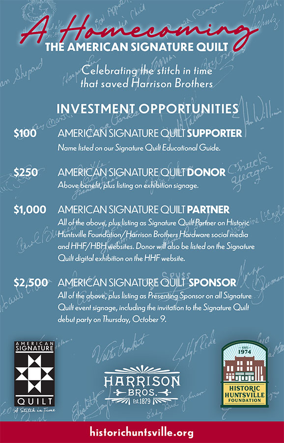 The American Signature Quilt Investment Opportunities
