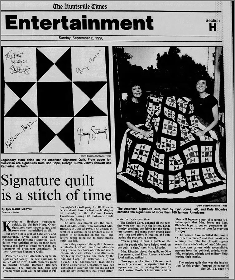 The American Signature Quilt Investment Opportunities