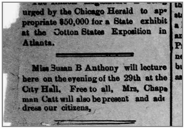 From Huntsville Weekly Democrat, January 1895.