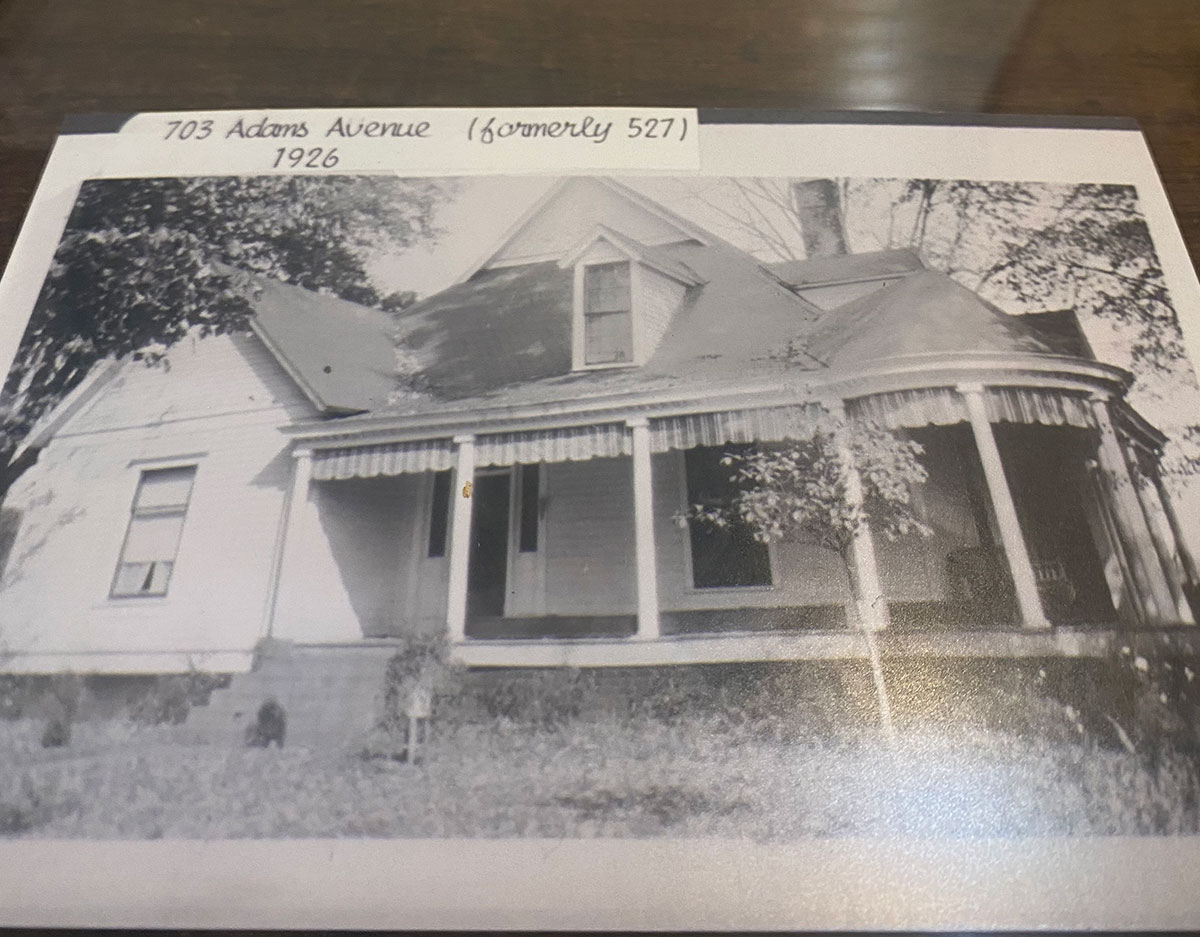 Alice’s family home 703 Adams Street.